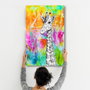Wallity Pintura Decorativa de Vidrio Templado Multicolor 46 x 72 cm